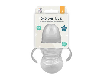 Sipper Cup with Soft Spout and Handle 290ml - Natural