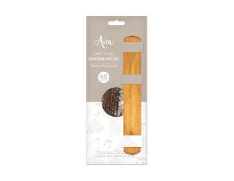 Incense Sticks & Holder 40pk - Sandalwood