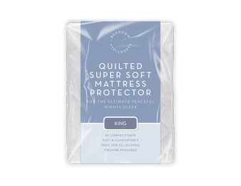 Quilted Super Soft Mattress Protector - King