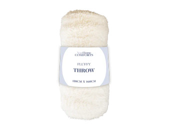 Fluffy Throw - Cream