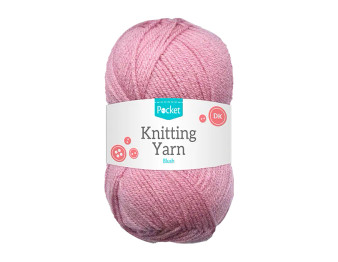 Acrylic Knitting Yarn Blush 75g