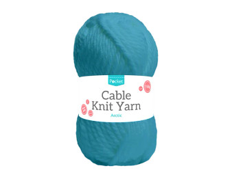 Acrylic Cable Knit 150g Arctic