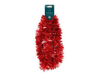 Red Christmas Tinsel 2m