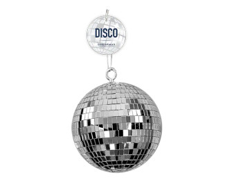 Hanging Disco Ball Bauble 16cm