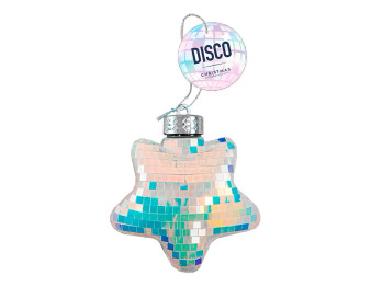 Hanging Iridescent Disco Star