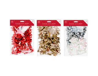 Metallic Gift Bows 12pk
