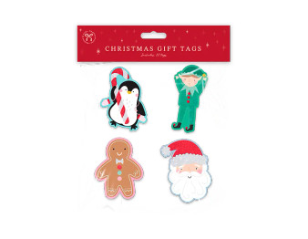 Christmas Character Gift Tags - 30 Pack