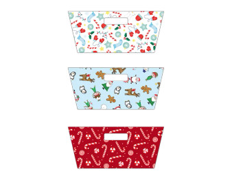 Rectangle Printed Hamper Tray