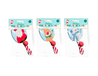 Christmas Paddle Bat & Ball