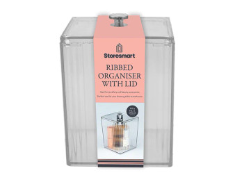 Ribbed Organiser with Lid