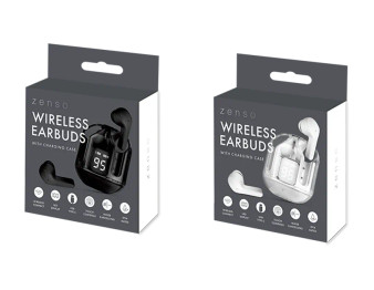 Wireless Earbuds - Digital Screen Charging Case