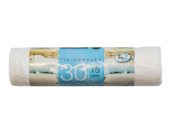 Pedal Bin Liners Scented 30pk 15L - Fresh Linen & Summer Breeze