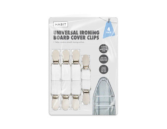 Universal Ironing Board Cover Clips 4pk
