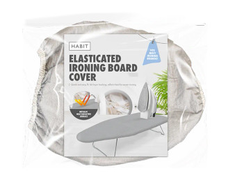 Elasticated Ironing Board Cover- Metallic