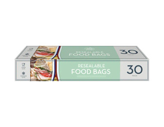 Resealable Food Bags 30pk