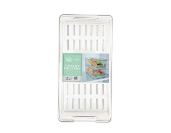 Stackable Fridge Tray with Detachable Lid