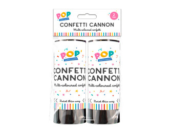 Large Confetti Cannons 2pk