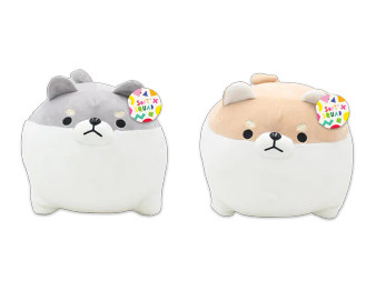 Plush Dog Pillows 35cm - Assorted