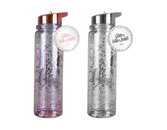Glitter Water Bottle 500ml - Assorted