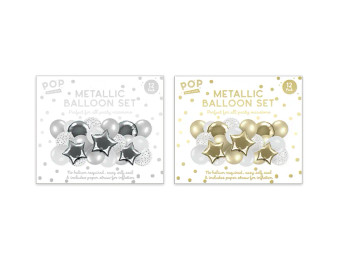 Metallic Balloon Set 12pk
