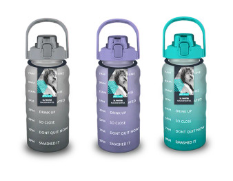 Water Tracker Bottle 2L - Assorted