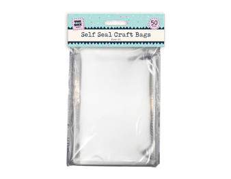 Self Seal A6 Craft Bags Rectangle 50 Pack