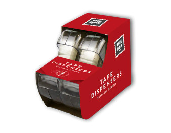 Tape Roll With Dispenser 2pk