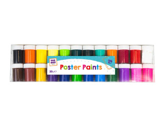 Poster Paints 20ml 24pk