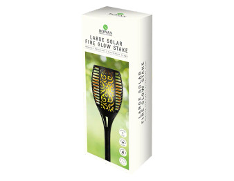 Large Fire Solar Glow Stake