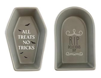 Grave Stone Ceramic Dip Bowls - Assorted