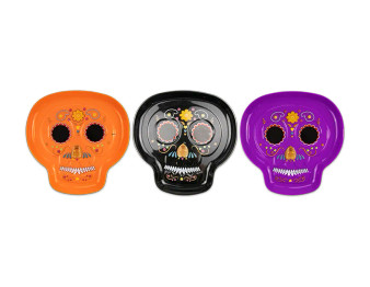 Halloween Sugar Skull Tray - Assorted