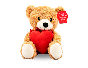 Valentine's Bear with Heart 20cm