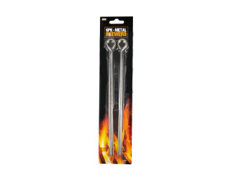 BBQ Metal Skewers - 6 Pack