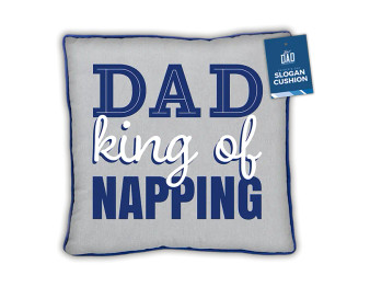 Father's Day Slogan Cushion