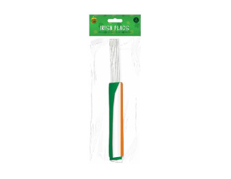 Irish Plastic Flags 5pk