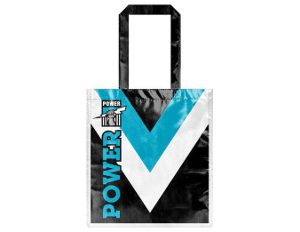 Adelaide Port Power AFL Laminated Carry Shopping Grocery Bag