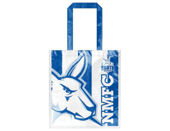 North Melbourne Kangaroos AFL Laminated Carry Shopping Grocery Bag