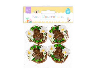 Easter Nest Decorations 4pk