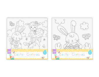 Easter Colour In Your Own Canvas - Assorted