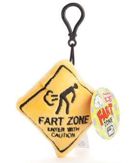 Fart Zone Plush Keychain