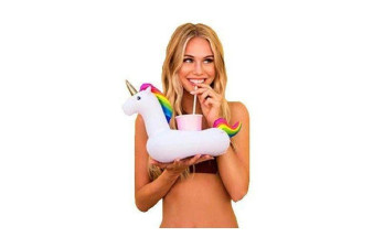 Inflatable Unicorn Drink Cup Holder Float