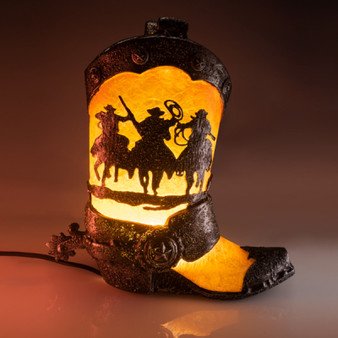 Cowboy Boot Table Lamp