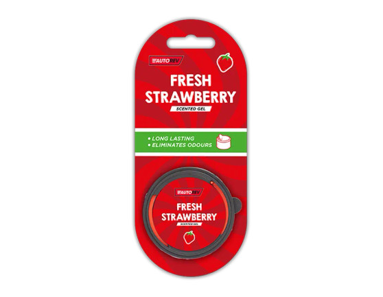 Car Scented Gel Freshener - Fresh Strawberry