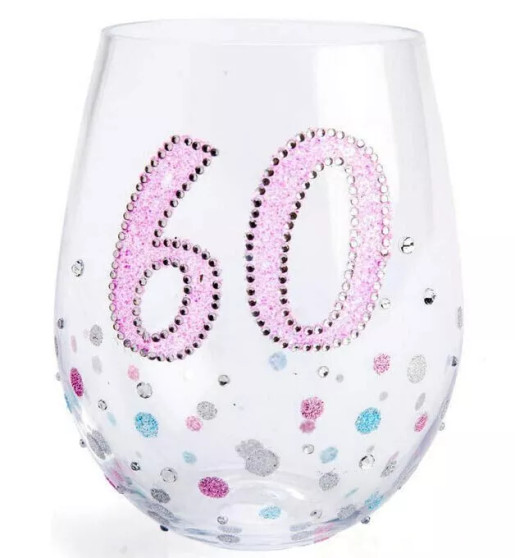 Tallulah Sparkle 60 Stemless Wine Glass