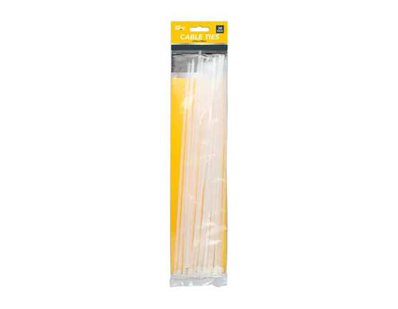Cable Ties 4.7mm x 370mm 30pk - White