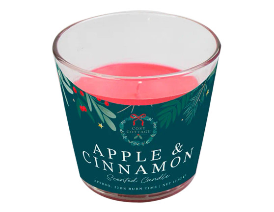 Apple & Cinnamon V Cup Candle