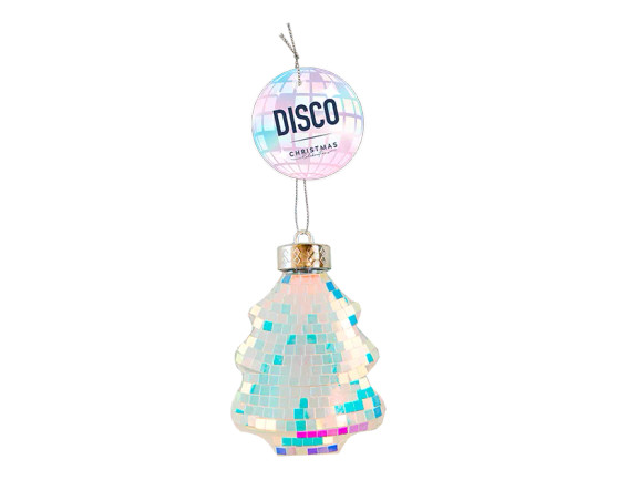 Hanging Iridescent Disco Tree