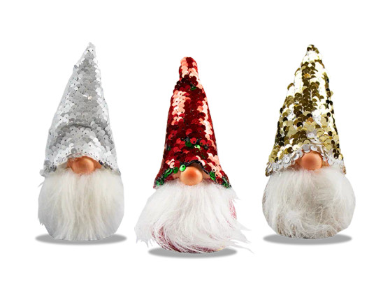 Sequin Hat Gonk Ornament 16.5cm