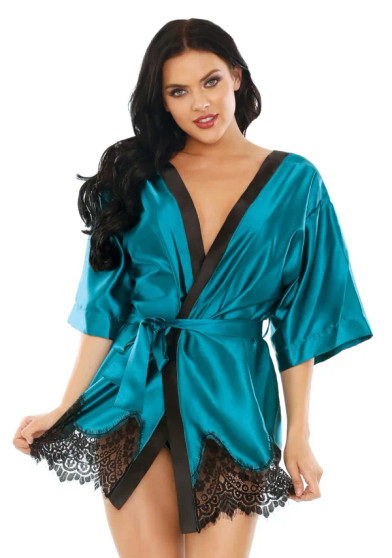 Fantasy Lingerie Baby It's Cold Outside Robe and G-string