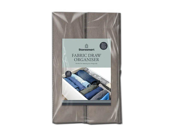Fabric Drawer Organiser 2pk